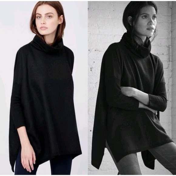 Cuyana Sweaters - Cuyana, One Size, 100% Baby Alpaca Turtleneck Sweater, Oversized Knit